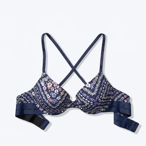Victoria's Secret PINK Wear Everywhere Floral Push-Up Bra 32B